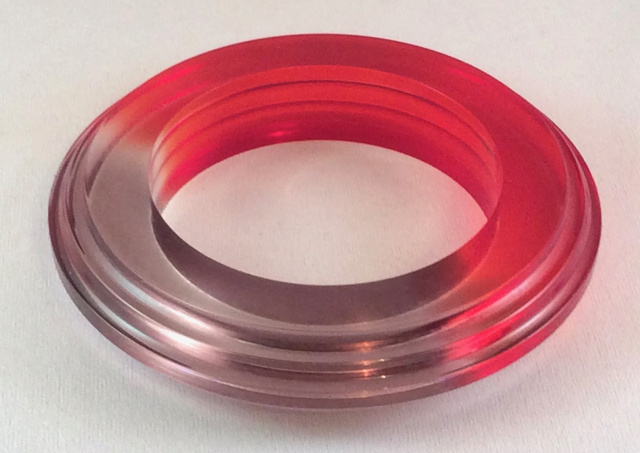 LG17 lucite saturn bangle